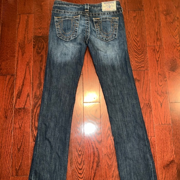 AUTHENTIC TRUE RELIGION JEANS, SIZE 26, LIKE NEW - Picture 2 of 6